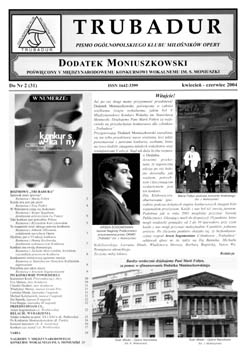 Trubadur 2(31)/2004, Dodatek Moniuszkowski